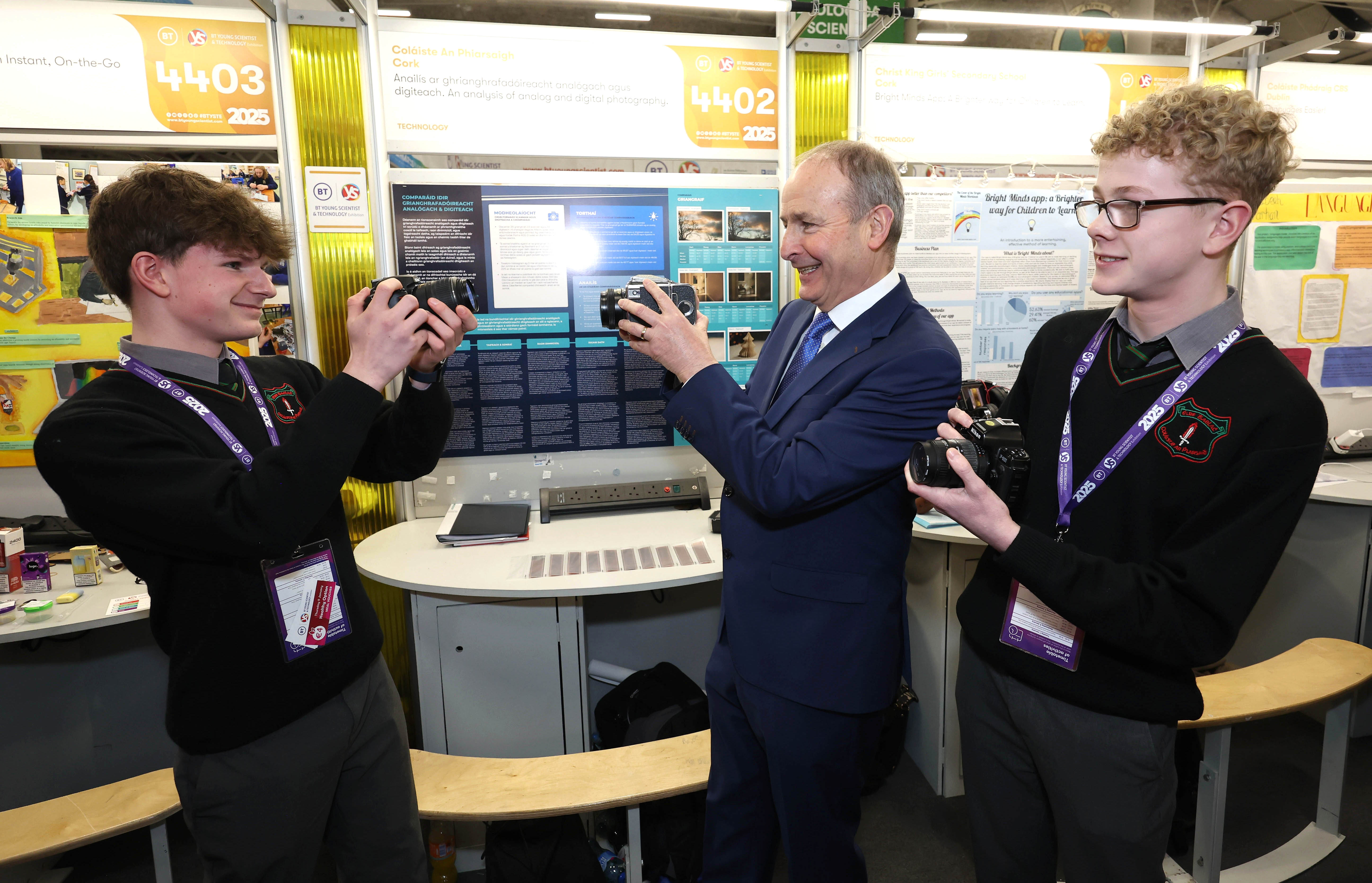 Micheal Martin BT Young Scientist 04